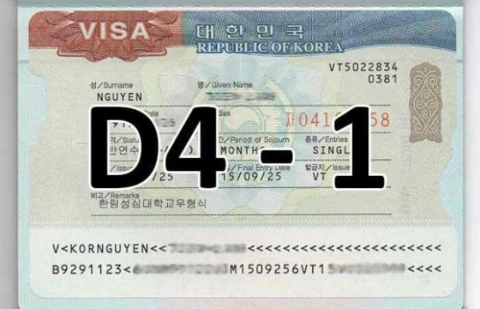 Tuyển sinh du học Hàn Quốc Visa D4 tại {address}