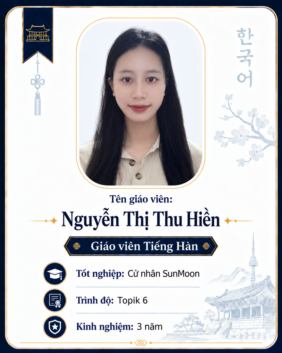 Hồ sơ Nguyễn Thị Thu Hiền