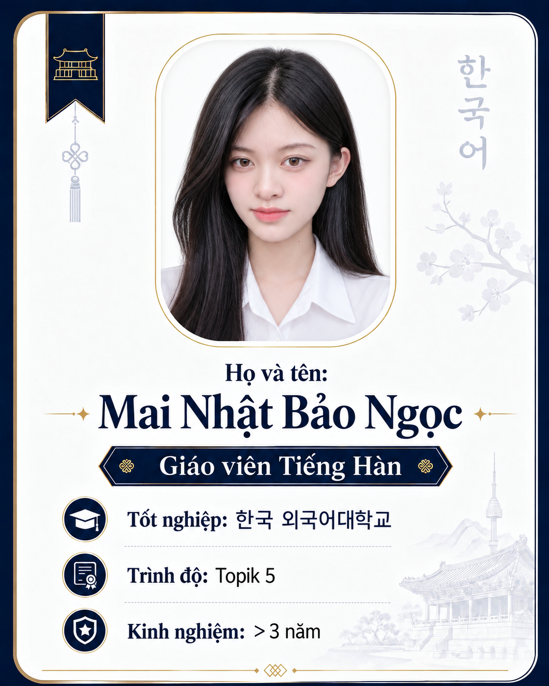 Hồ sơ Mai Nhật Bảo Ngọc